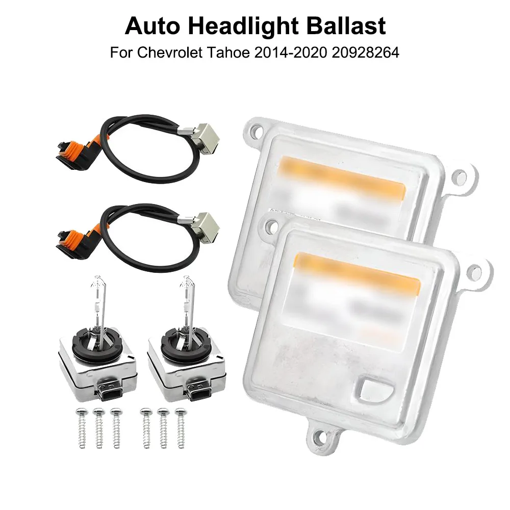 

For Chevrolet Tahoe 2014 2015 2016 2017 2018 2019 2020 20928264 2 PCS HID Xenon D3S Headlight Ballast Module Auto Accessories