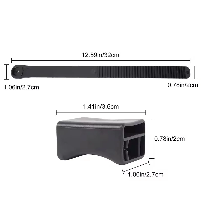 ProRide/Thule 598 High-Speed Roof Rack Bike Wheel Adapter Straps with Cushion for Secure Cycling Forklift view 5