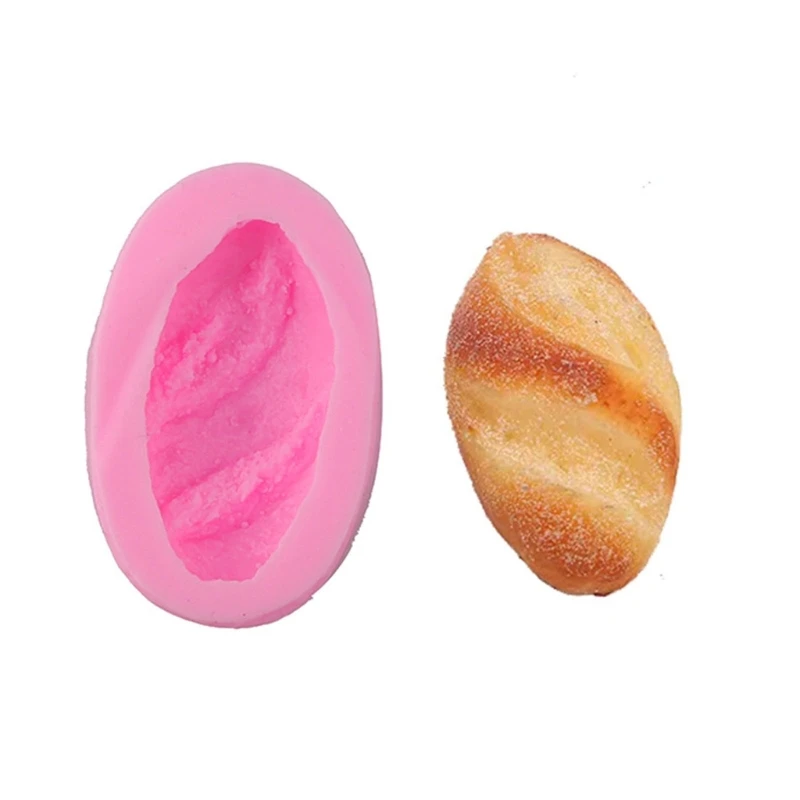 Realistic Silicone Mold Artificial Cake Fake-Bread Biscuit-Resin Molds Bread Dessert Decoration Molds Display-Props