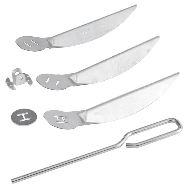 J1UL1N Grills One-Touch Cleaning System Kit Replacement Parts Silver Metal For Weber 7443 90719 Charcoal Grill/Kettle Grills