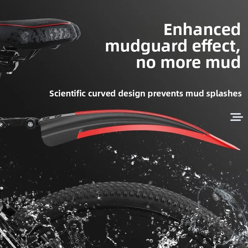 

Универсальный полноразмерный брызговик для горного велосипеда, быстросъемный, 24-29 дюймов, водонепроницаемый, аксессуар для велосипеда, новая модель ABEYINUOR