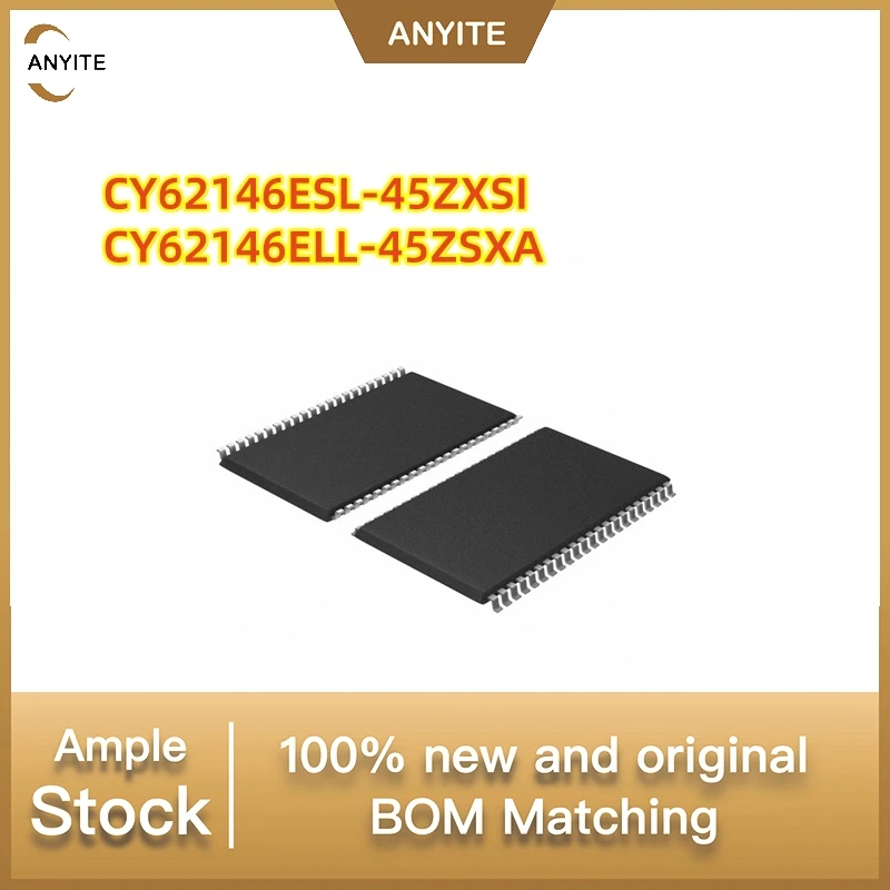 New 10Pcs/LOT   CY62146ESL-45ZXSI  CY62146ESL-45   CY62146ESL CY62146ELL-45ZSXA  CY62146ELL TSOP44