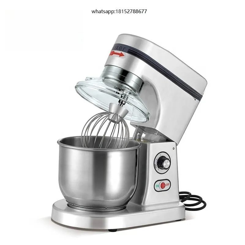 5-Liter Stand Mixer Anodized Aluminum Alloy Body Beater Kitchen Use Electric Power Food Mixers Accessory
