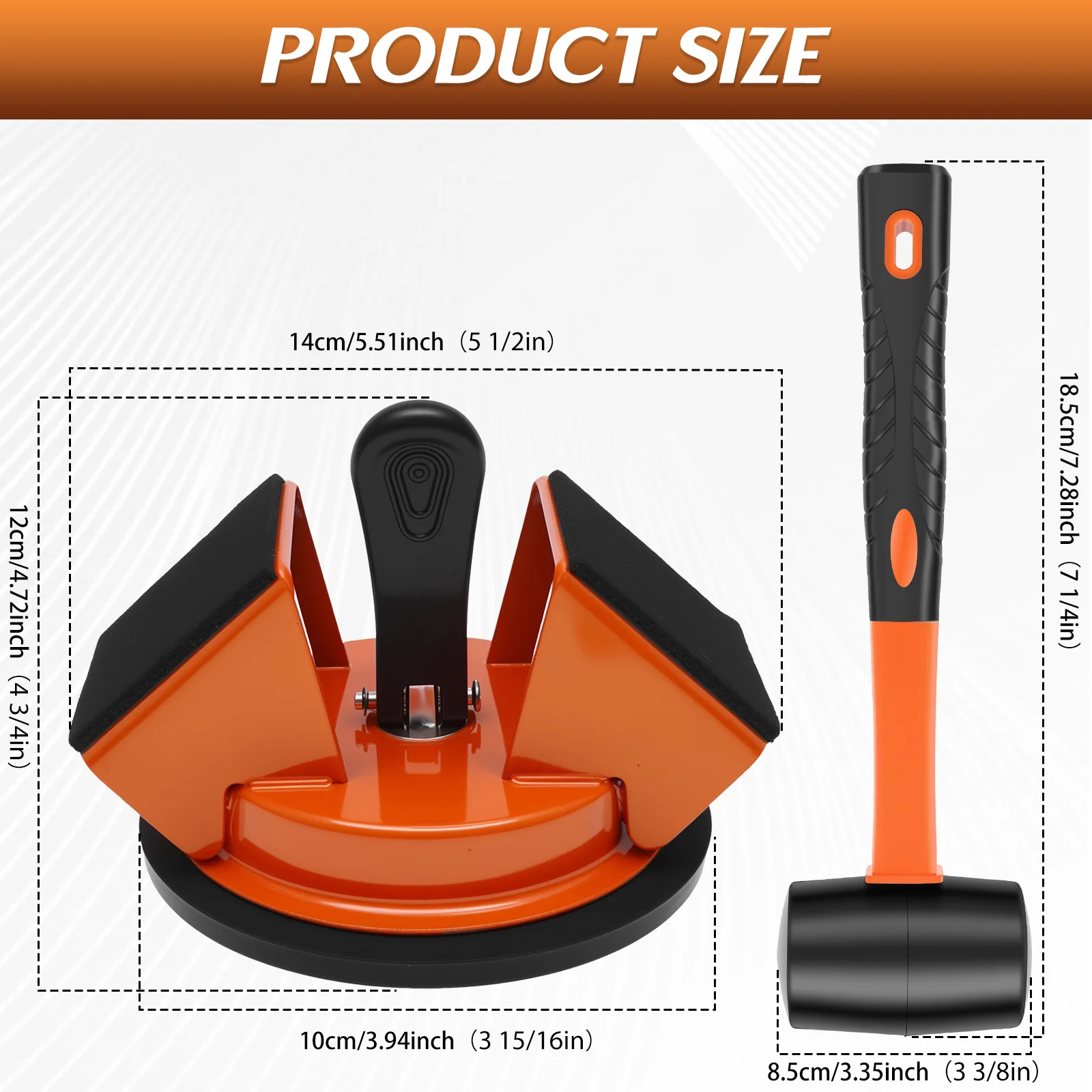 Floor Gap Fixer Tool Suction Cup Metal Puller For Hardwood & Marble Floor Plank Closer & Repair Tool For Living Room Bedroom
