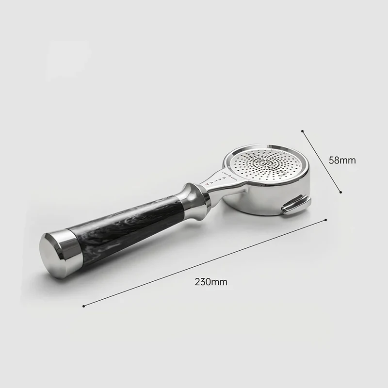 MUVNA One Single Piece Portafilter Stainless Steel Unibody for Espresso Machine Prima Donna Silenzioso Group Head