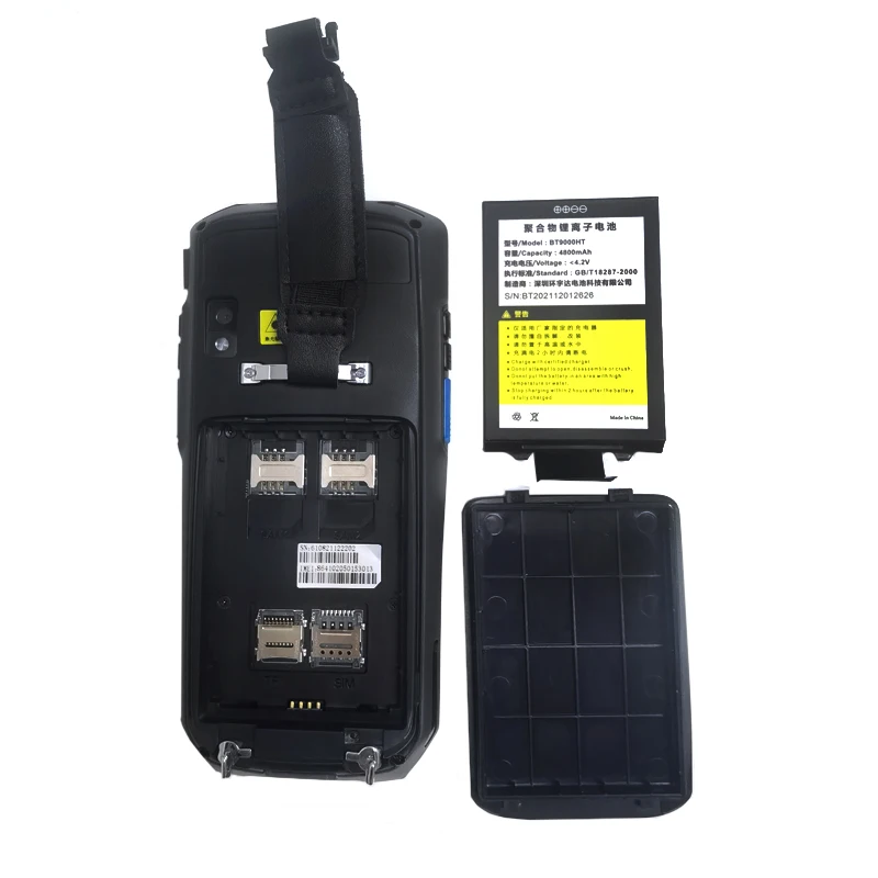 ISO11784/785 Animal Android ręczny PDA kompatybilny z Bluetooth Wifi FDX-B czytnik dalekiego zasięgu do zarządzania raną na kolanach