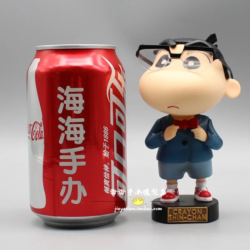 Crayon Shin-Chan Cos Edogawa Konan Action Figure, Brinquedos Anime, Enfeites de carro de boneca, Presente Infantil, Modelo de coleção, Estátua Kawaii