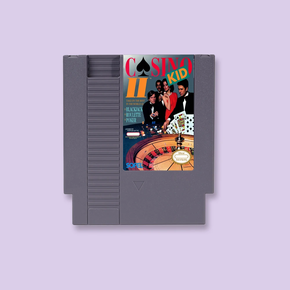 

For Casino Kid 2 72 pins Game Cartridge for 8bit NES Video Game Console