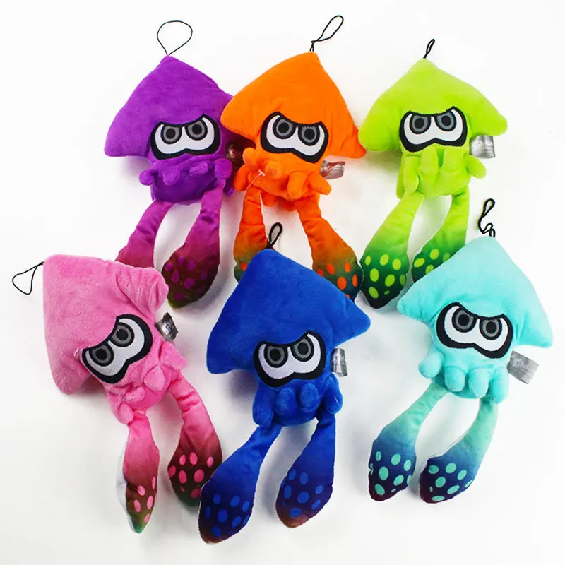 25cm Splatoon Inkling Squid Plush Doll Toy stuffed animal doll Pendant cute Christmas gift for kids