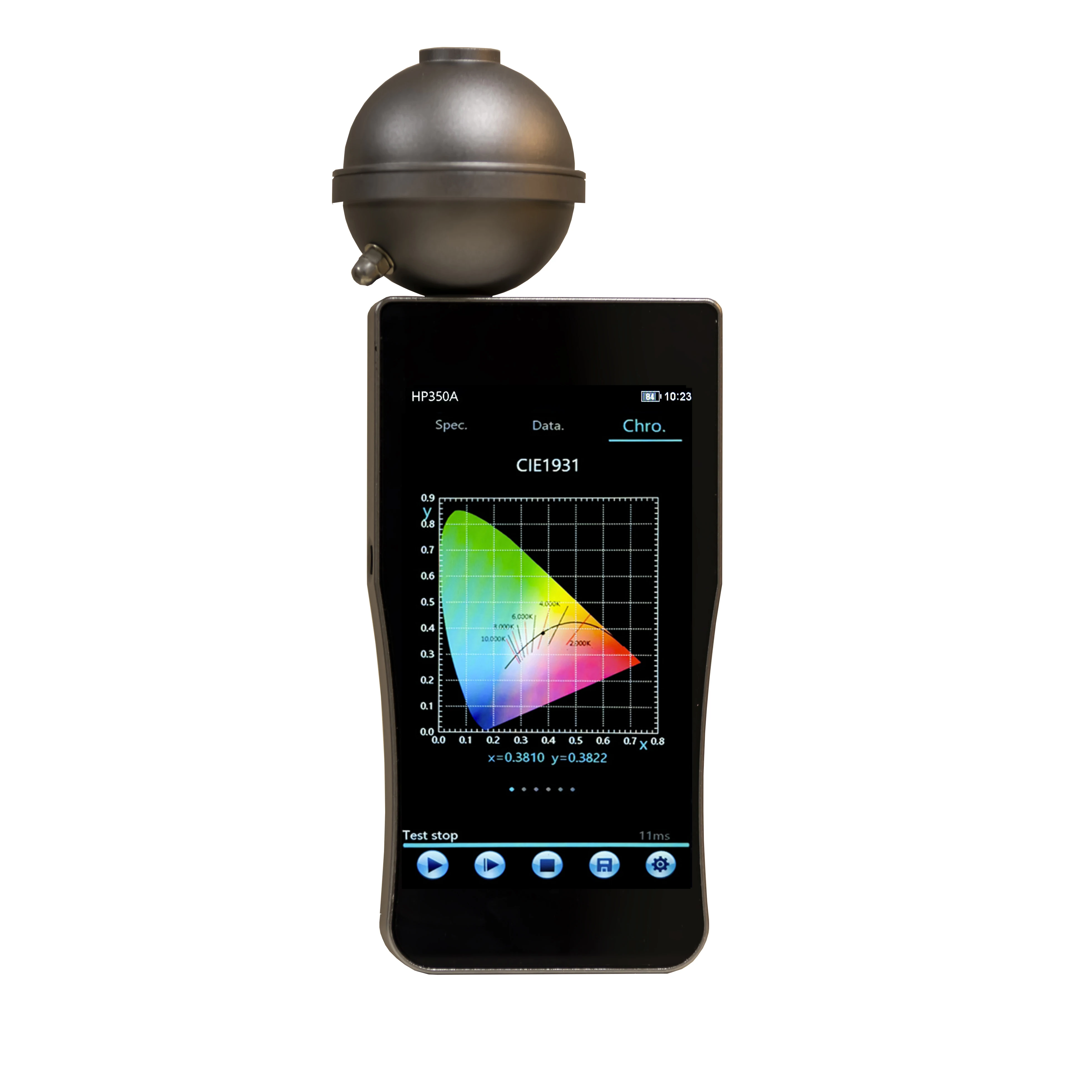 

Hot Sale HP350A Handheld Spectrometer 350-800nm Portable Integrating Sphere Plate for On-the-go Analysis