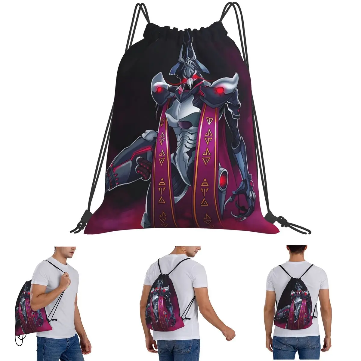 

Gift For Men Copie De Samus Aran Metroid Samus Aran Backpacks Drawstring Bundle Pocket Sundries Bag Book Bags For Man Woman