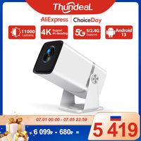 ThundeaL Mini Projector TD80W Full HD 1080P 4K Android WiFi  Projector For Movies TD80 Smart Tv Home Movie Theater Portable Beam