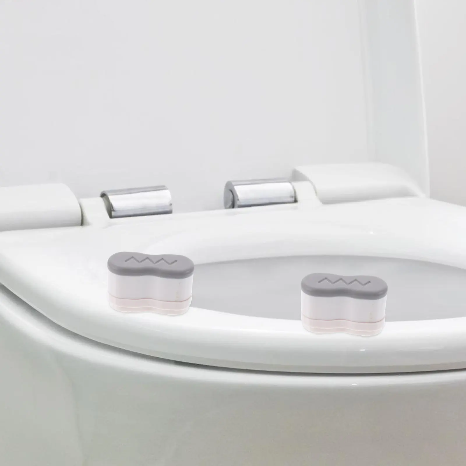 Toilet Seat Bumpers Bidet Plastic Replacement Kit Strong Adhesive Toilet Part Pads Universal Fit Bathroom Accessories