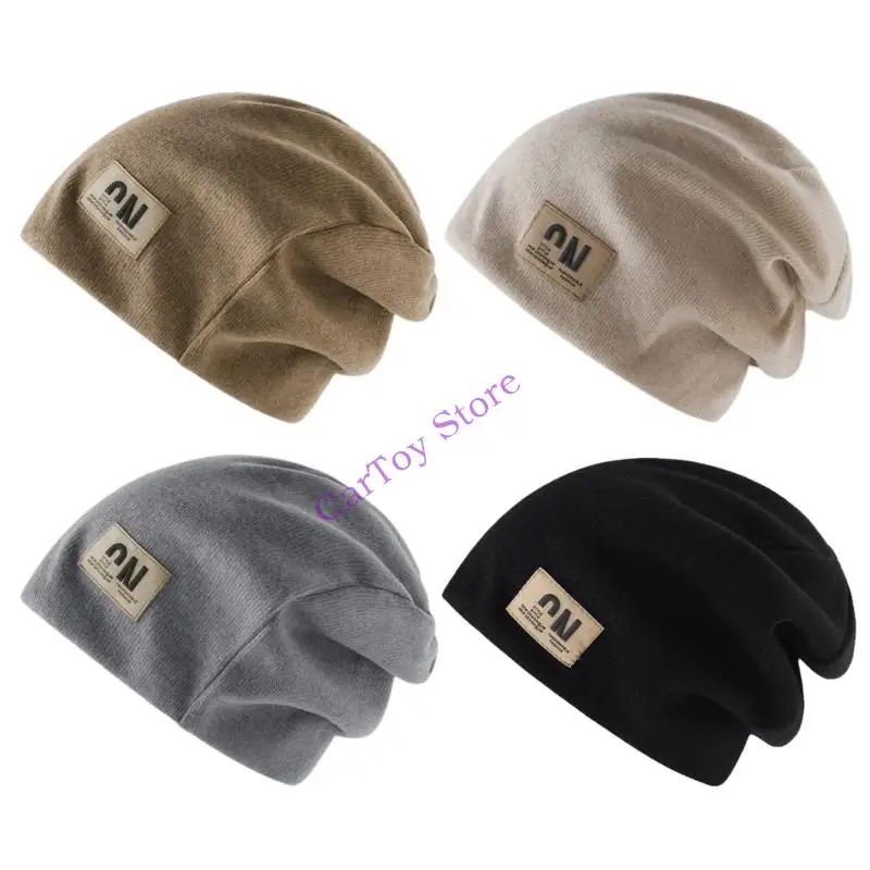 

Elastic Knit Winter Hat Warm Fleece Lined Infant Cap with Ear Wind Resistant Caps for Baby 0 to 2 Years