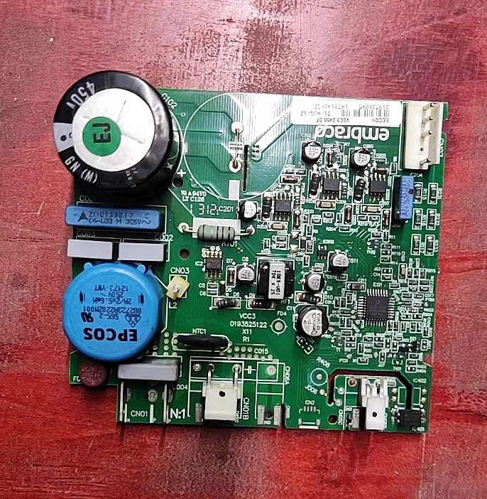 Плата модуля холодильника Midea EECON VCC3 2456 07 F 14 0193525122, плата инвертора, плата драйвера, панель управления частотой Плата модуля холодильника Midea EECON VCC3 2456 07 F 14 0193525122, плата инвертора, плата драйвера, панель управления частотой