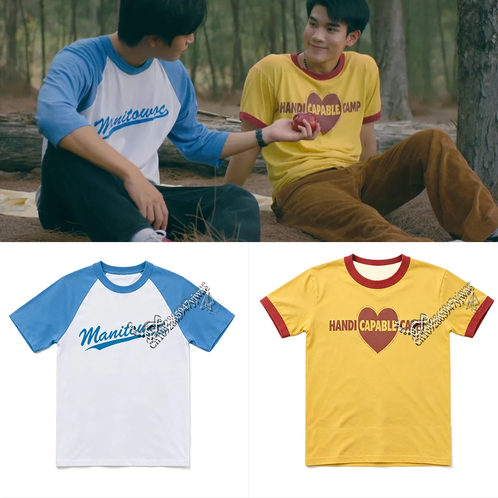 2026 Thai drama Ticket to Heaven Gemini&Fourth Drama Same T-shirt Fan Gift Tee Casual Street Top Summer Men's Women's T-shirts