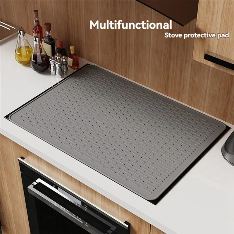 جعل موقد أعلى يغطي لموقد كهربائي موقد أعلى يغطي لمقاومات موقد كهربائي سيليكون موقد أعلى حامي حصيرة #3