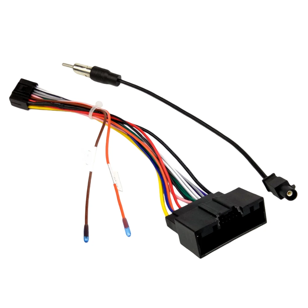 Wiring Harness Adapter 24 Pin to 16 Pin for Car Stereo Installation on Select For Ford Models 2011 2012 2014 2017