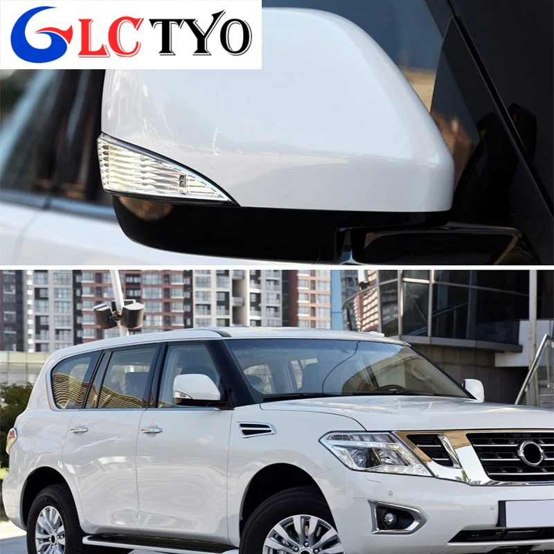 Dedicated to Nissan Patrol Y62 Rearview Mirror Cover Nissan Patrol Sexe Rear-View Mirror Shell Turn Signal Modification