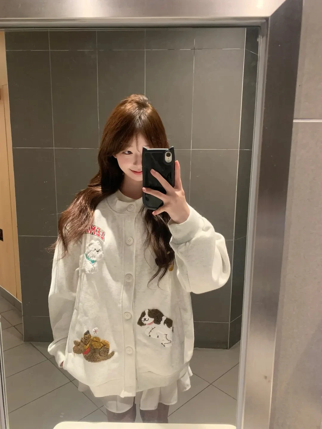 

Baseball Jackets Red And Yellow Womens Summer High-Performance Irregular Dual-Sided Fishbone Commute Button-Down Flaps Sleeve OL