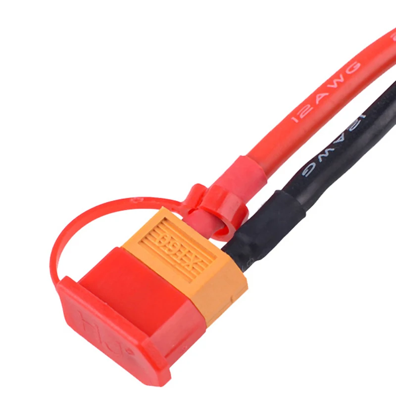 10Pcs XT60 Plug Rubber Terminal Insulated Protective Cover Caps Case Suitable For Rc Lipo Battery Red Orange Color