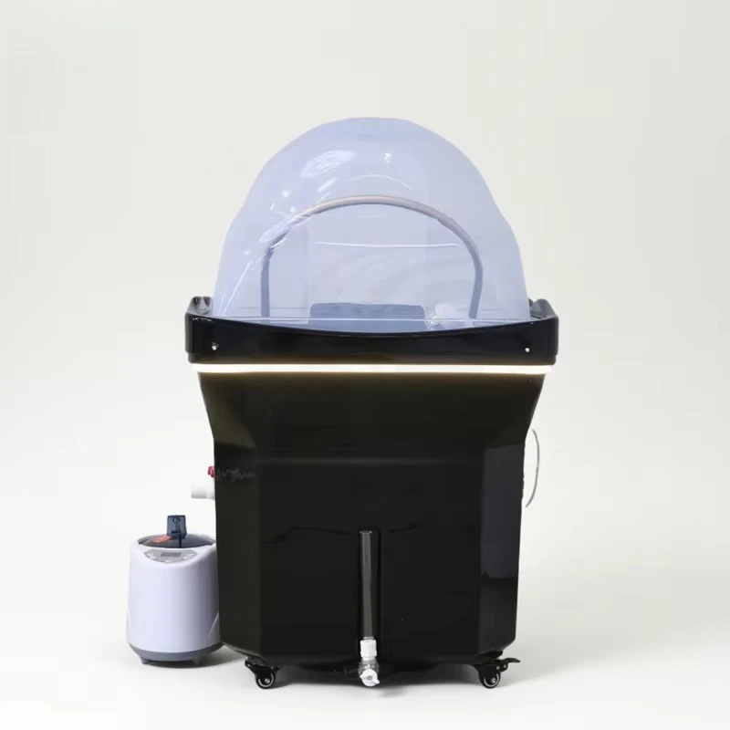 Hair Washing Bed Removable Shampoo Basin Water Circulation Portable Shampoo Basin Accessories Black White Color
