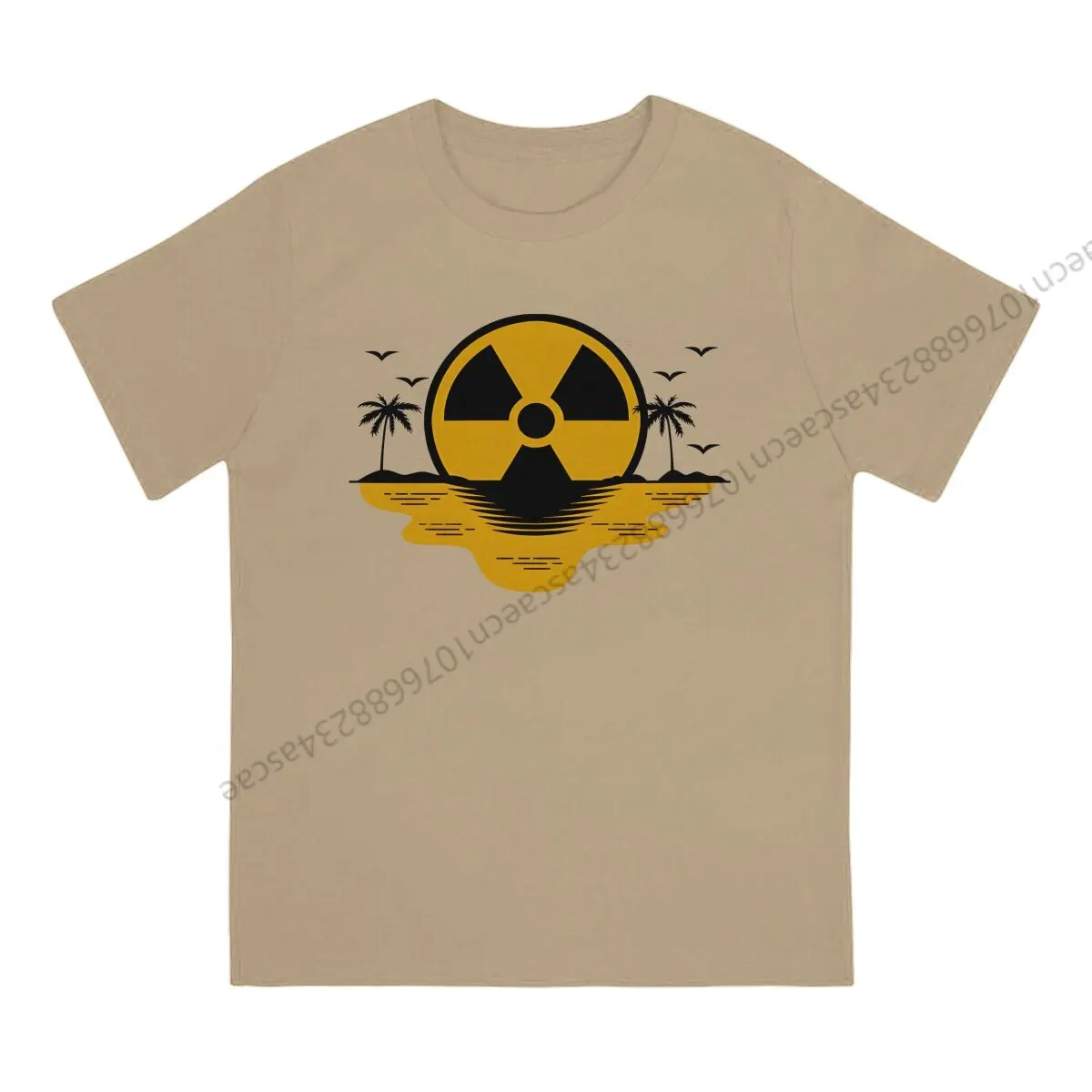 XRAY TECH RAD LIFE BEACH DESIGN Tri-Blend Men T Shirt Crewneck TShirt Cotton Clothing