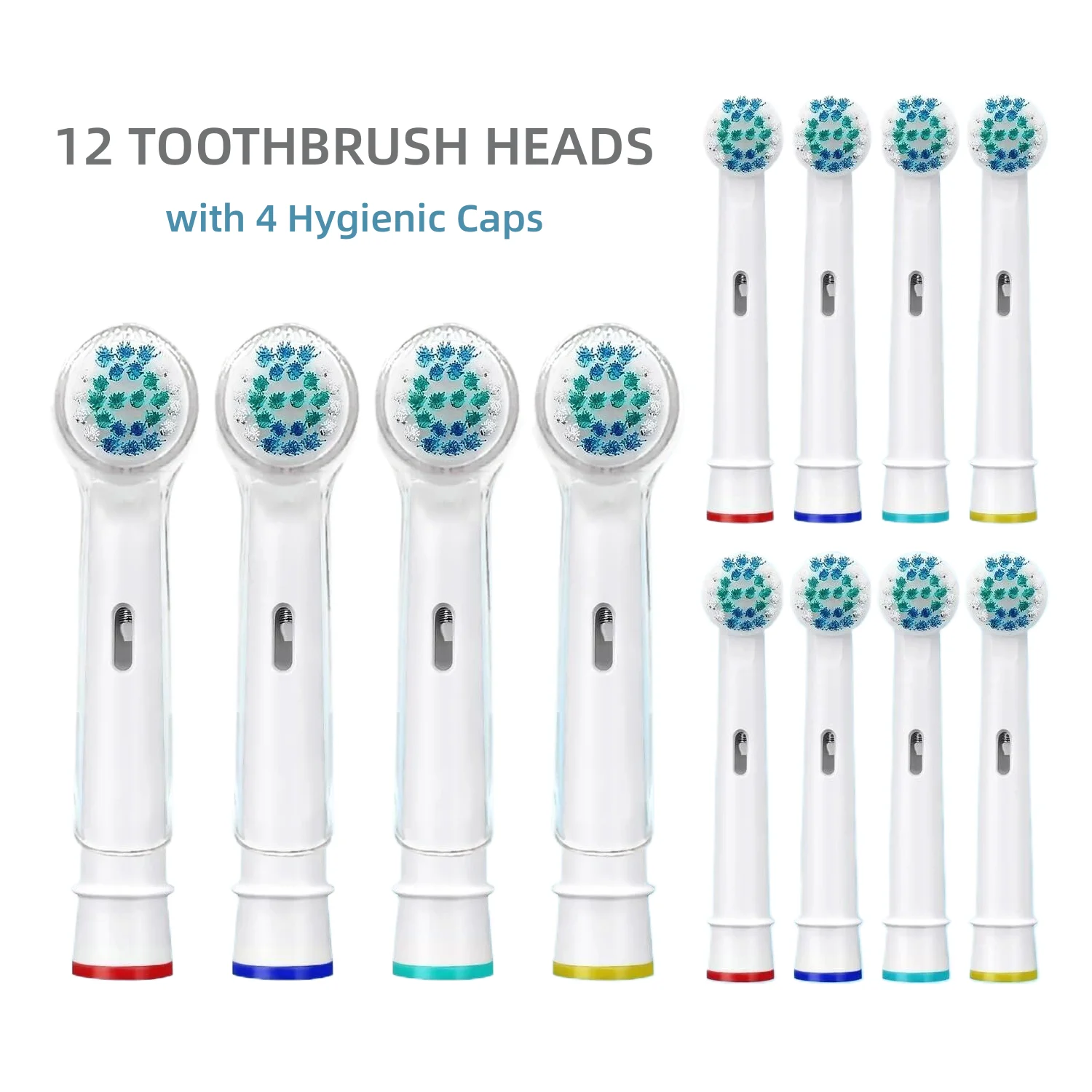 12pcs Precision Clean Brush Head for Braun Oral B Replacement Toothbrush Head Toothbrush Brush Heads for Oral-B Oralb Nozzles