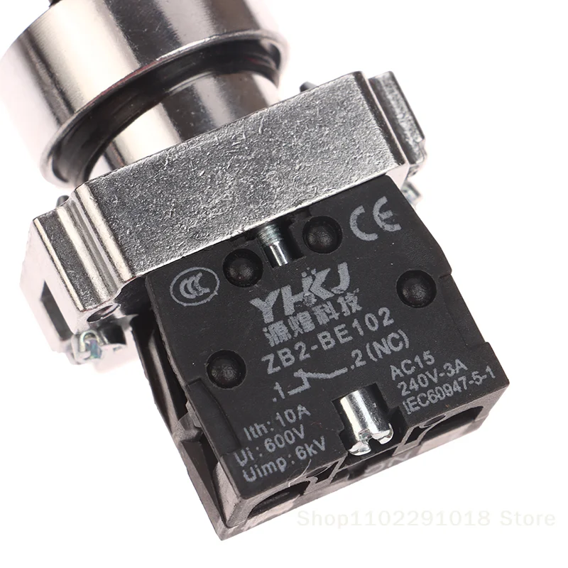 

XB2-BD25 BD53 1NO1NC 2NO 2/3-позиционный, 22 мм самоблокирующийся/сброс кнопочный поворотный переключатель с ручкой выбора