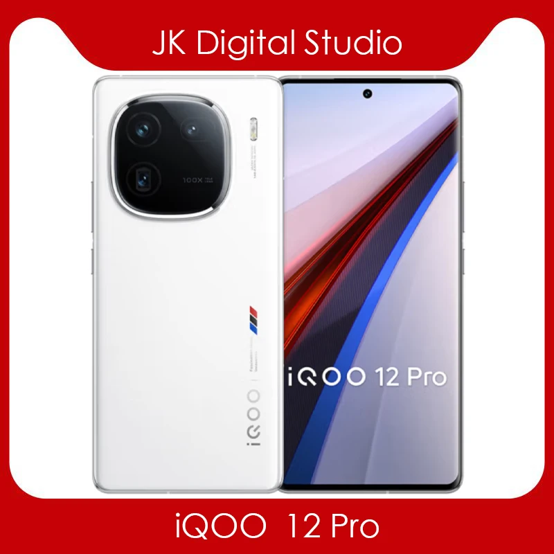 IQOO 12 Pro IQOO12 Pro 5G Mobile Phone Snapdragon8 Gen3 6.78inch  AMOLED 5100Mah 120W Flash Charge 50MP Android 14 OTA NFC