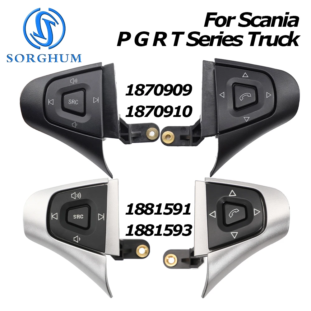1870909 1870910 1881591 1881593 For Scania P G R T Serie Truck Steering Wheel Cruise Control Switch Autocruise Menus Dashboard