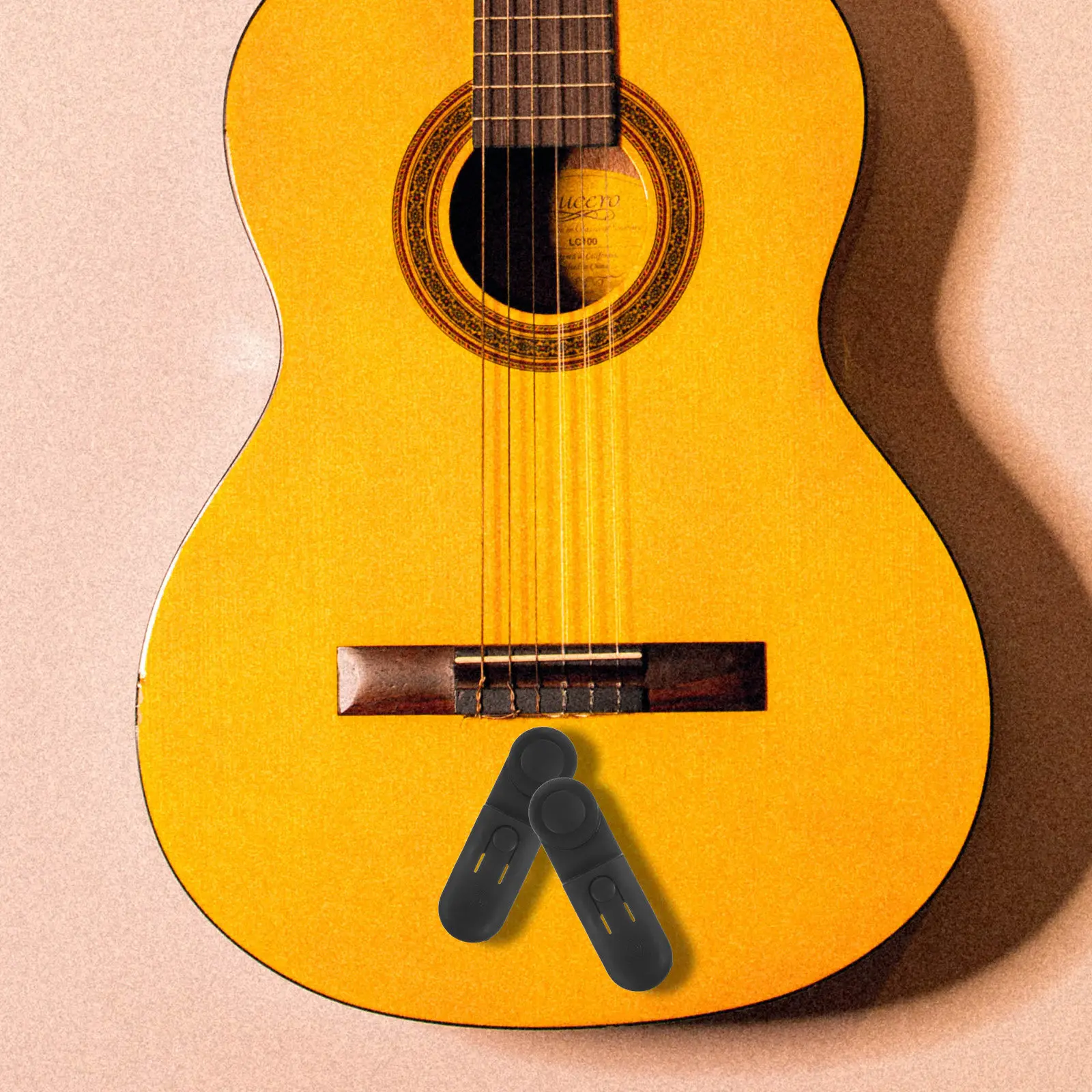 

2 шт. фиксаторы для гитарного ремня из премиального материала, противоскользящие кнопки для электрогитары и бас-гитары, надежное крепление ремня к инструменту