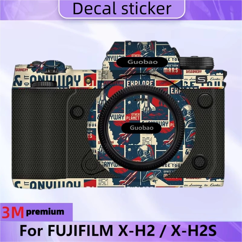 

For FUJIFILM X-H2 / X-H2S Camera Sticker Protective Skin Decal Vinyl Wrap Film Anti-Scratch Protector Coat XH2 XHS2