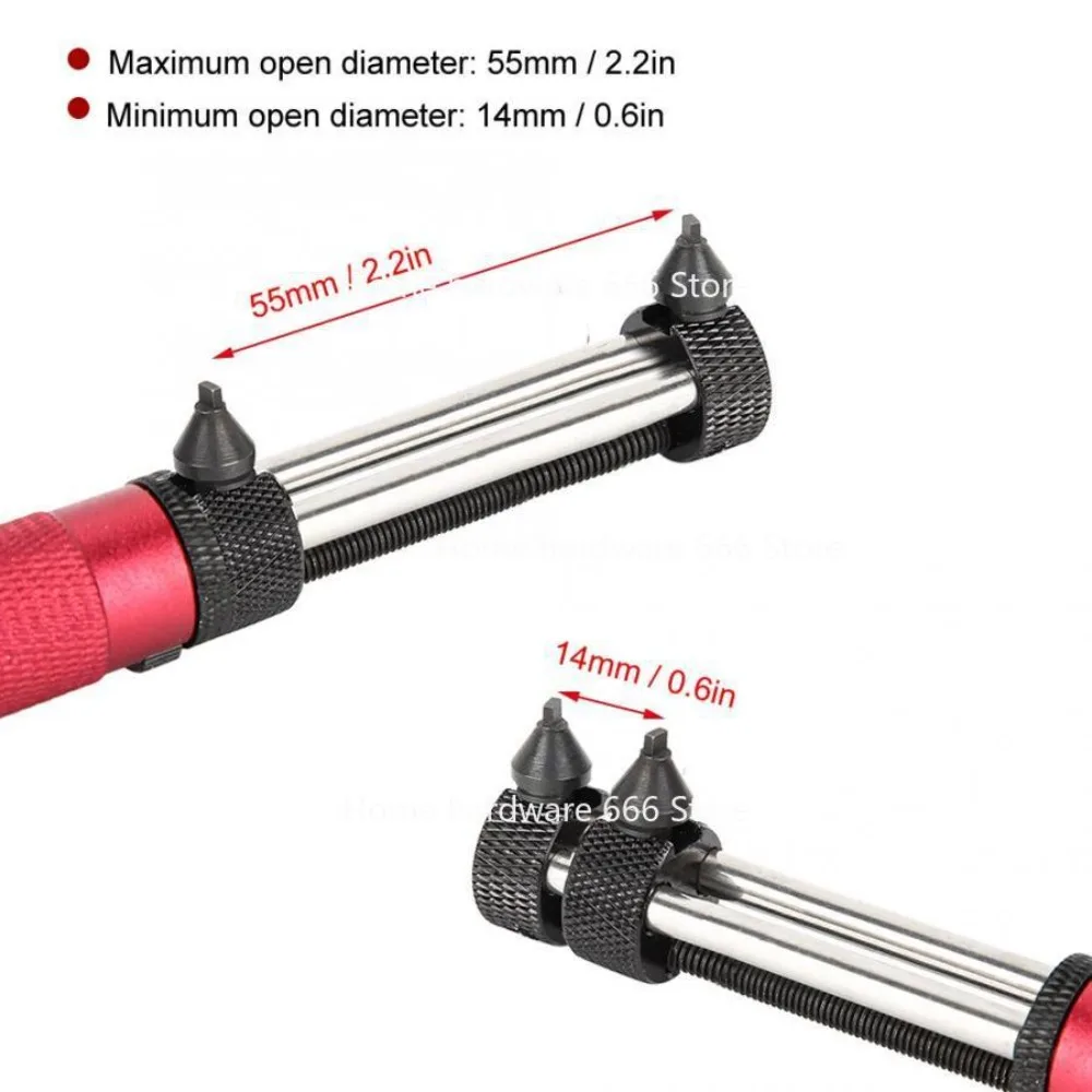 Watch Repair Tool, Watch Two-claw  Opener No.2289  Red Model, Two-claw Foot Watch Opener
