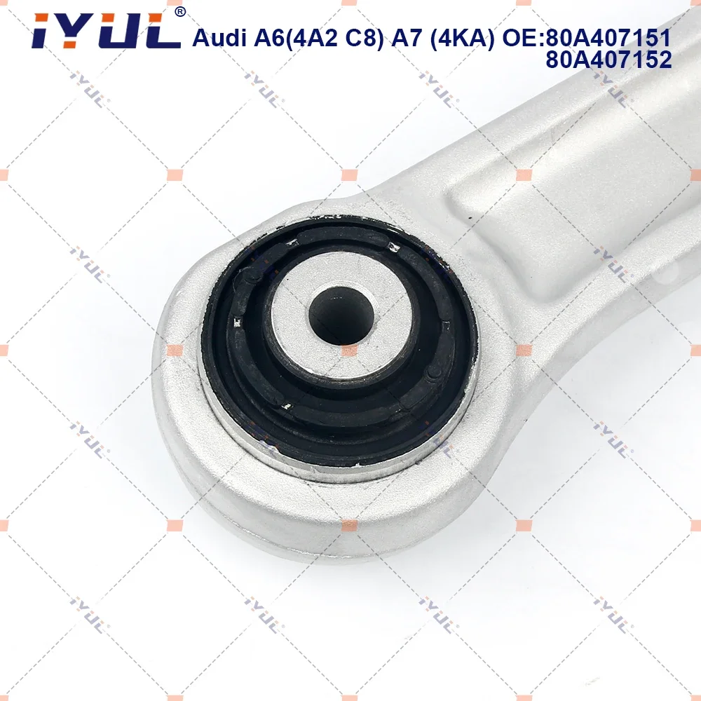 IYUL A Pair Front Lower Left Suspension Control Arm Straight for Audi A6 C8 4A5 A8 4N2 Q7 4MB Porsche CAYENNE 9YA VW TOUAREG CR7