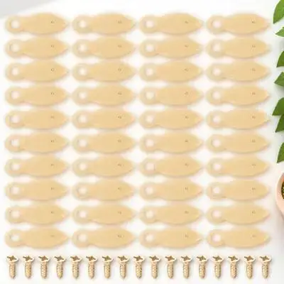 100Pcs Picture Frame Buckle Metal Heavy Duty Fastener Small Photo Frame Backing Plate Accessories for Home Use