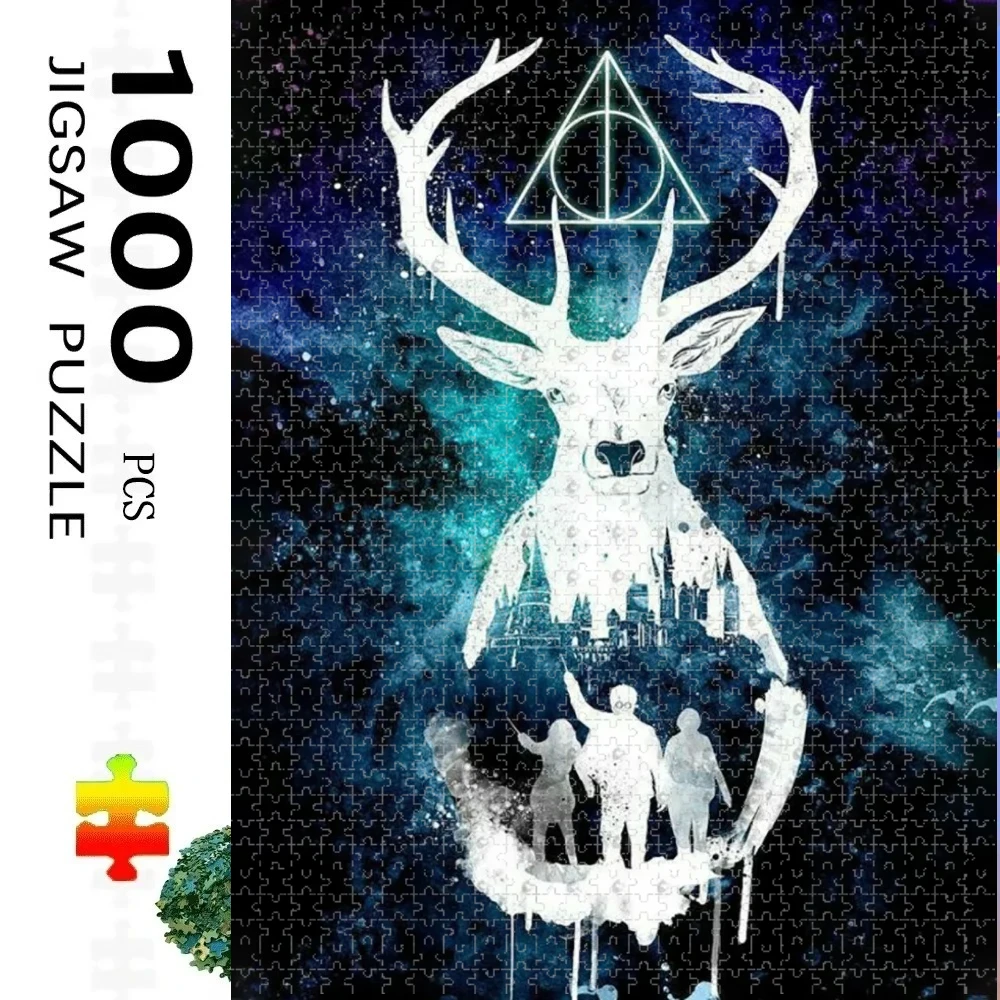 

Пазл-головоломка «Гарри Поттер», 500/1000 деталей, развивающая игрушка, праздничный подарок, идеально подходит для творческих занятий своими руками