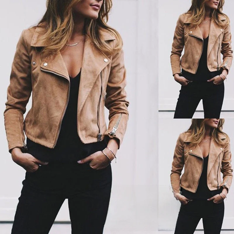 

Женское модное зимнее пальто 277wi из твида с косой молнией, на молнии, с длинными рукавами, однотонное, из полиэстера