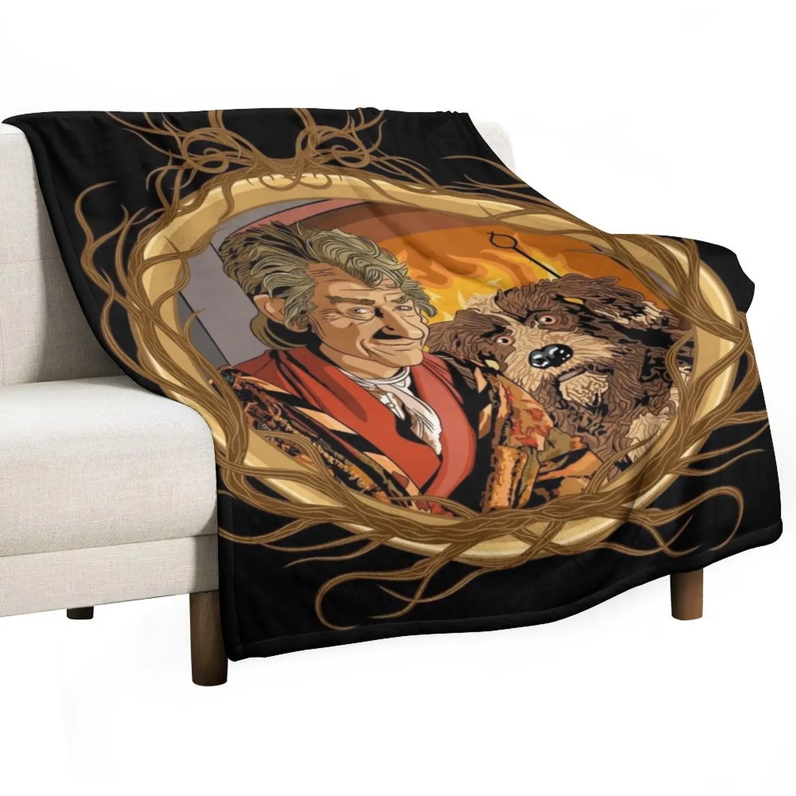 Storyteller Throw Blanket Retros Kid'S Hairys Blankets