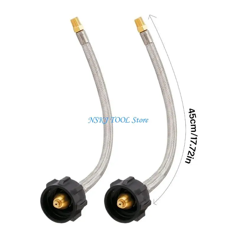 موصل خرطوم البروبان L8RC مع مقاييس QCC Type1 Connection استبدال البروبان خرطوم البروبان #6