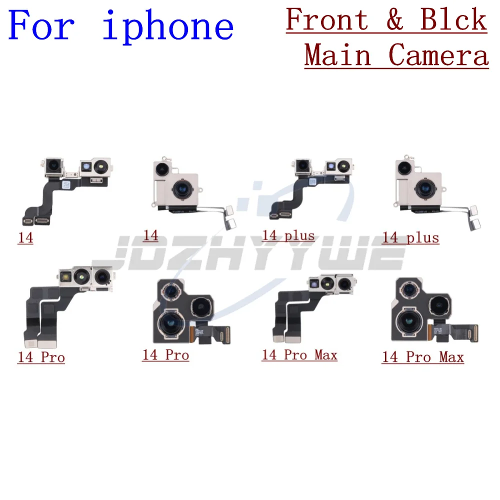 

Back Main Real And Front Facing Camera Sensor Flex Cable For iPhone 14 Pro Max Plus Light Proximity With Microphone Assembly