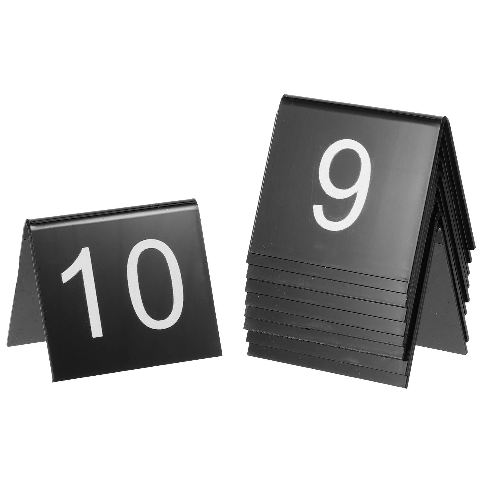 

10 pcs Detective Cards 55x63mm Yellow Black Acrylic Triangle Evidence Markers for Crime Scene Acrylic Triangle Number Sign Table