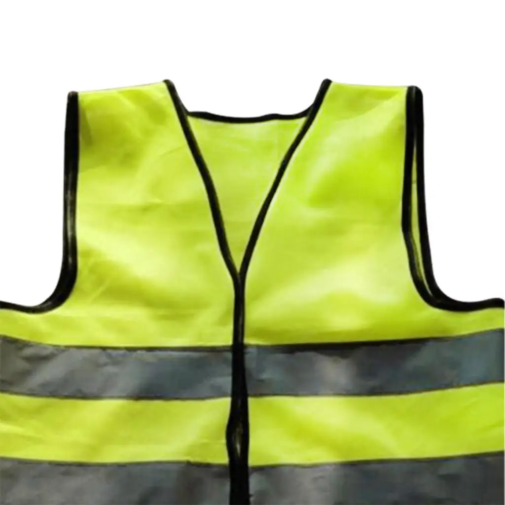 High Visibility Safety Vest No Pockets, Easy on and Off, Green, Small for Kids Outdoor