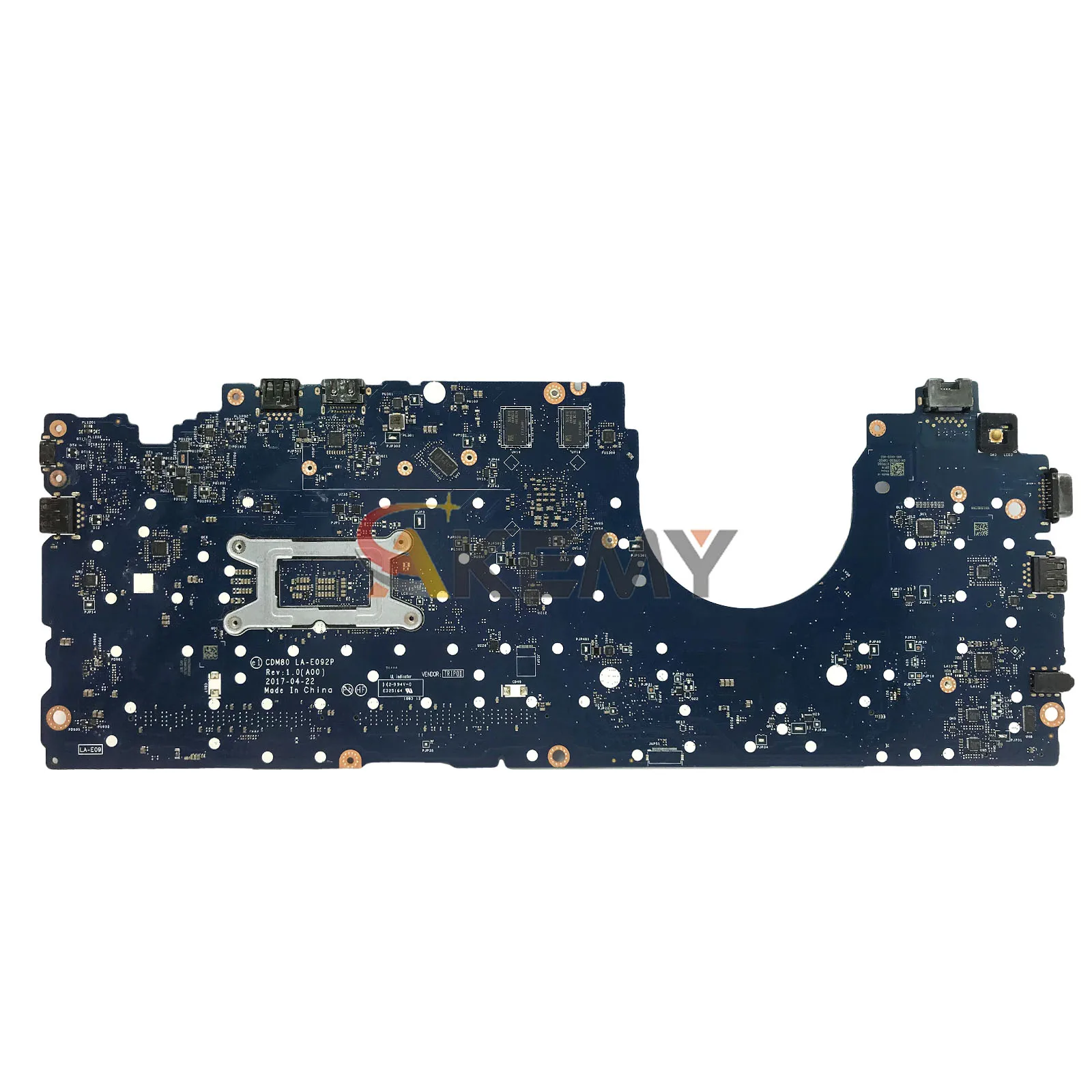 Para dell latitude 5580 placa-mãe do portátil LA-E092P 07w357 0309w1 07rd9d 0dvmc 0309w1 i5 i7 930mx notebook mainboard testado ok