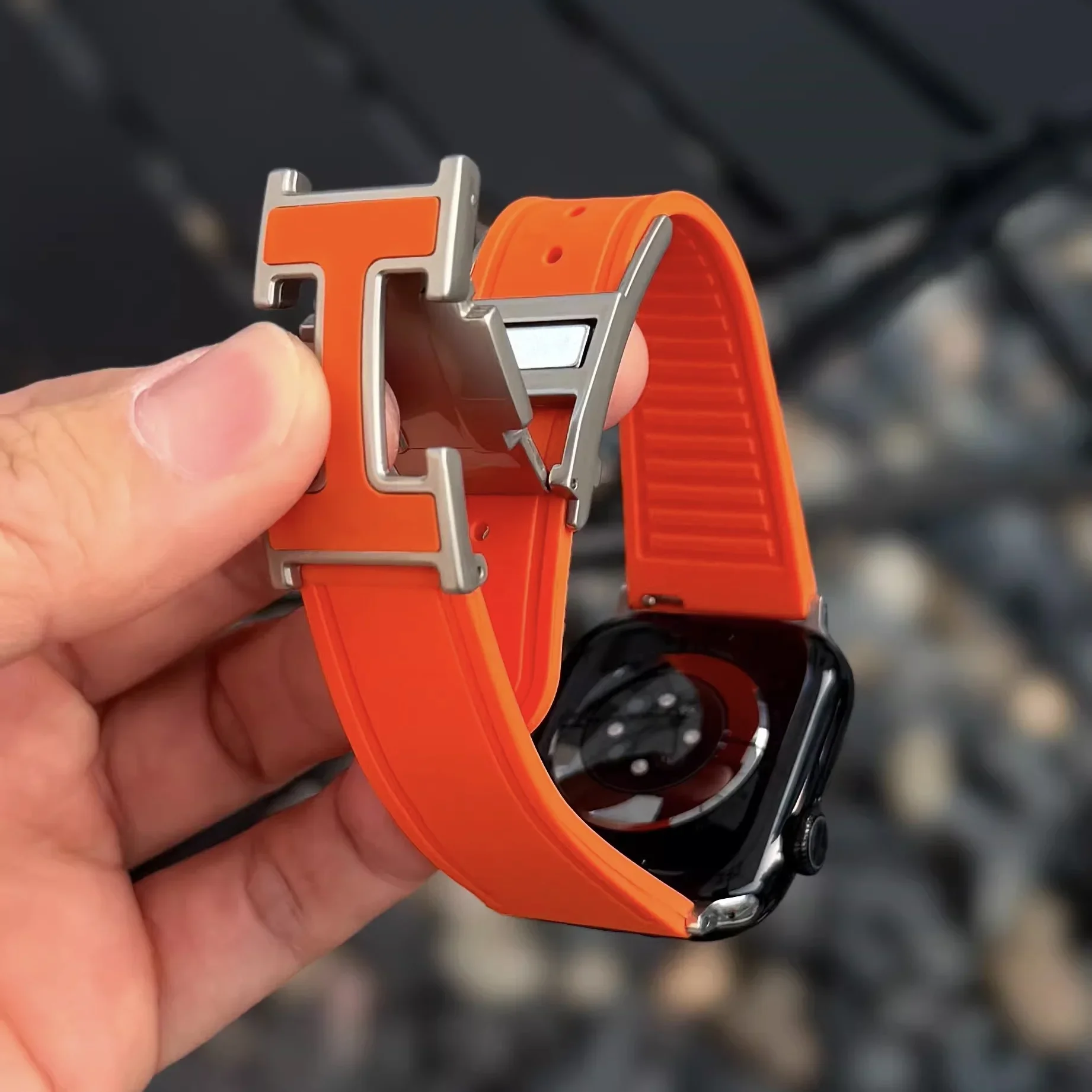 Correa magnética silicona Apple Watch