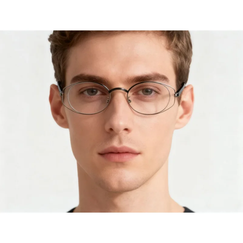 

Myopia Glasses Woman Men Retro Metal Clear lens Nearsighted Eyeglasses Gunmetal Glasses Frames -1.0 -1.5 -2.0 to -6.0