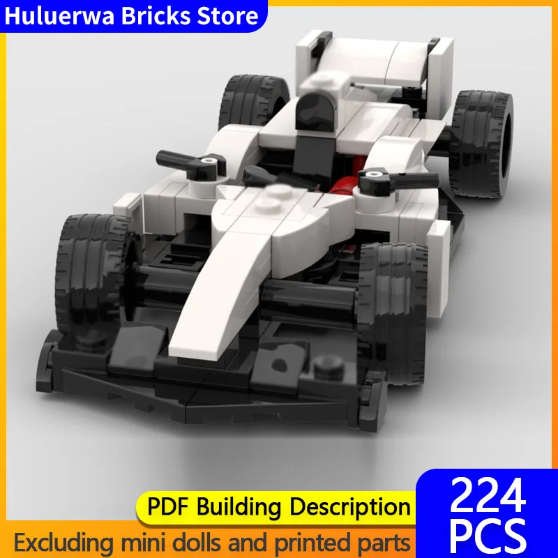 

Speed Hypercar Model MOC Building Bricks Custom Formula Racing Car Modular Technology Gifts Holiday Assemble Children Toys Suit