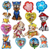 Paw patrol Dog balloon Chase Marshall Sky Rubble balloon toy Aluminum film balloon boy Child birthday party balloon decoration