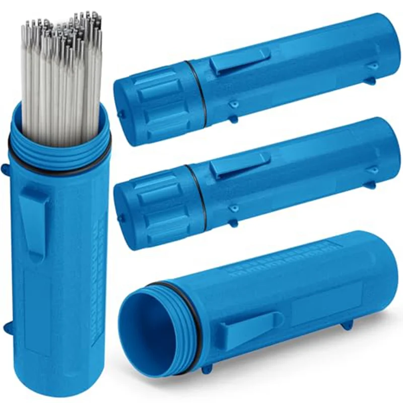 A74I-4 Pcs Electrode Rod Storage Tube 14 Inch Welding Rod Storage Airproof Welding Rod Container Waterproof