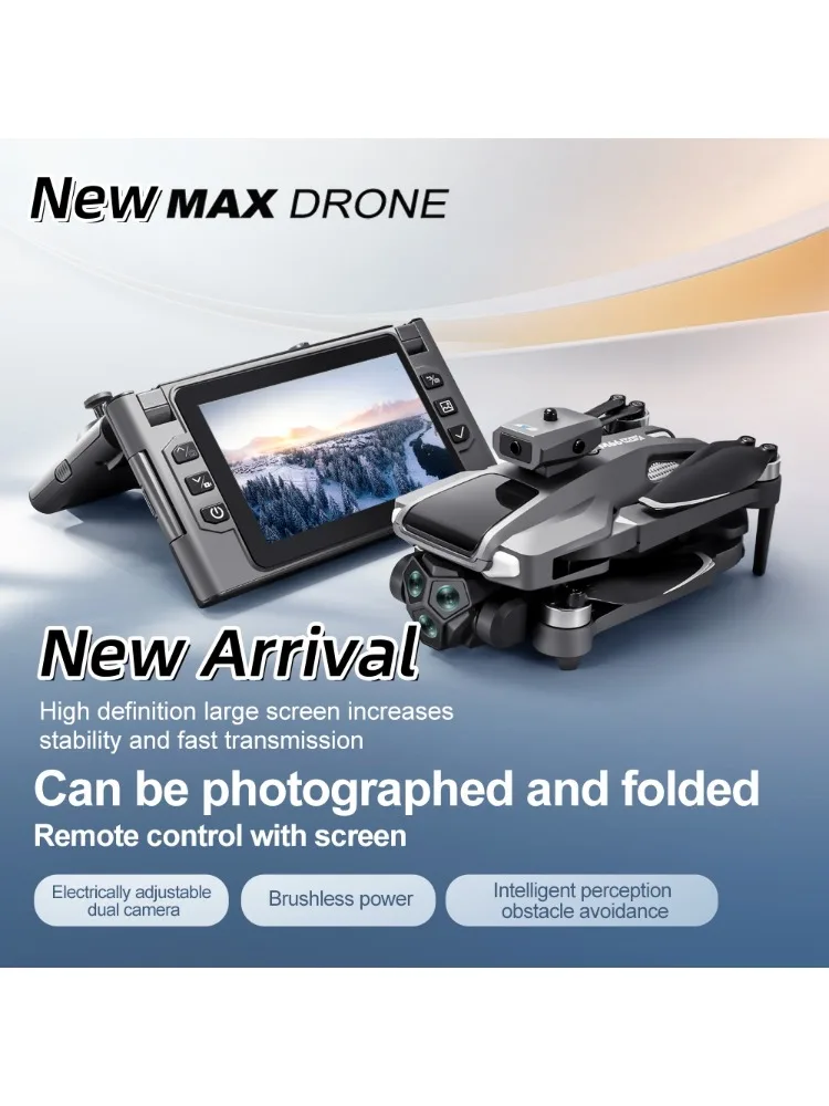 2026 Nieuwe M66 Drone HD Opvouwbare Afstandsbediening Met Camera En Scherm 5G FPV Camera Quadcopter Borstelloze Motor RC Quadcopter - afbeelding 2